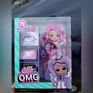 LOL Surprise OMG Doll with Pink and Purple Hair